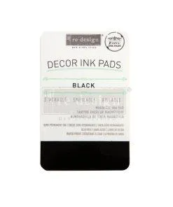 Tampone con Inchiostro BLACK - Decor Ink Pad ReDesign with Prima