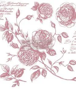 Timbro Decorativo "ROMANCE ROSES" - ReDesign Decor Clear Cling Stamps
