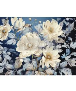Decor Tissue Paper "CERULEAN BLOOMS" Carta tessuto ReDesign with Prima