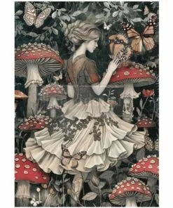 enigmatic realm decoupage fiber