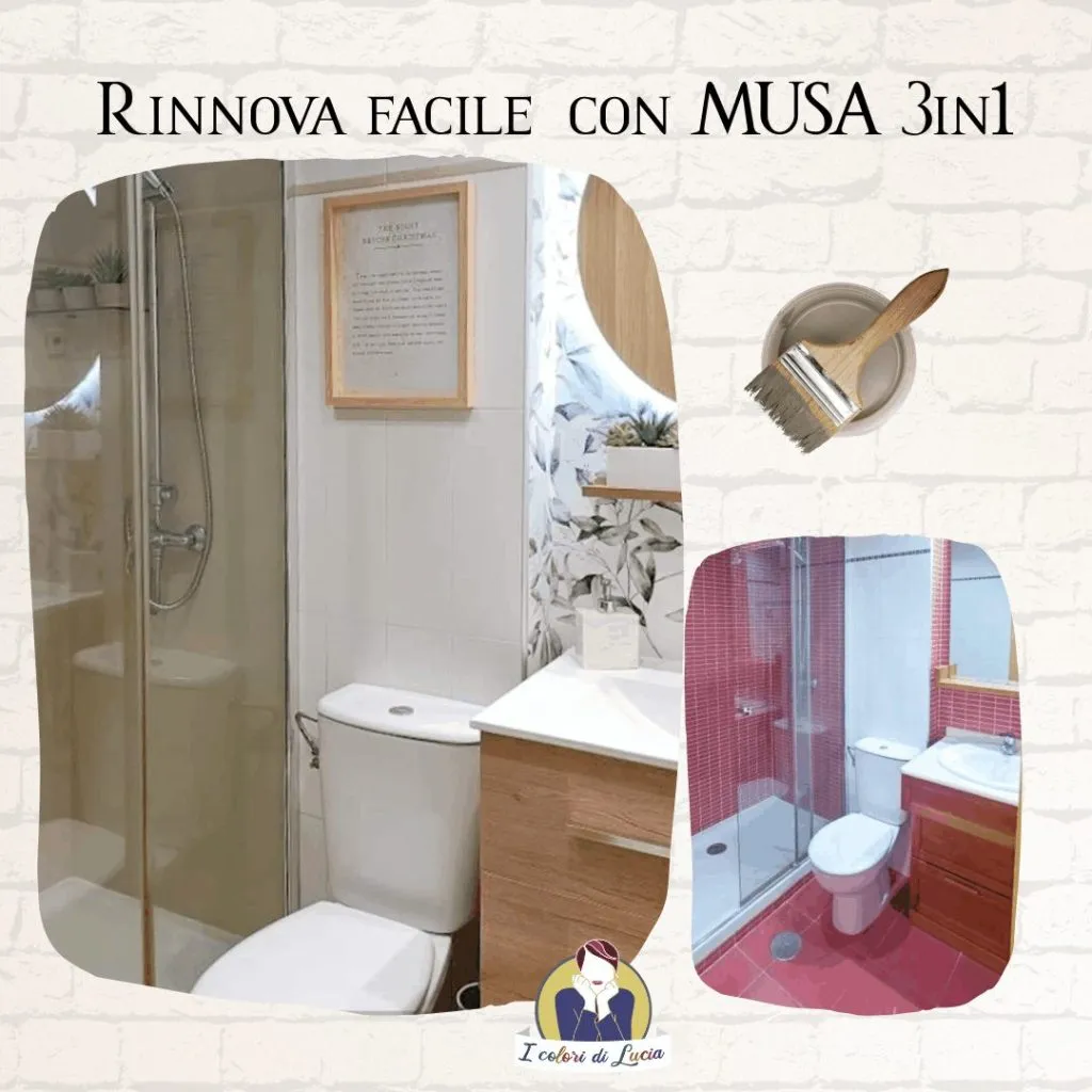 kit colora le tue piastrelle MUSA 3 in 1