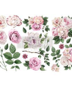 Trasferibile MINI "Delicate Roses" - ReDesign with Prima
