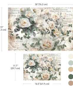 My Garden Whimsy - Double Delight Decoupage Fiber Paper Set Redesign with Prima
