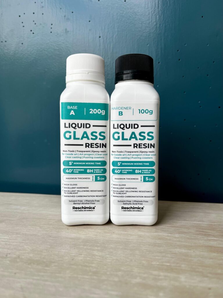 LIQUID GLASS RESIN - Resina trasparente effetto vetro - Mobili per Passione