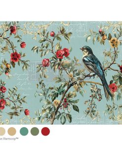 Decor FIBER Paper A1 "THE VELVET NEST" Carta ReDesign with Prima