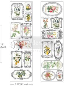 Trasferibile LUXE® Adesivo - FLEUR DE FRAME – ReDesign with Prima