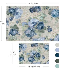 Meadow Melodies - Double Delight Decoupage Fiber Paper Set Redesign with Prima