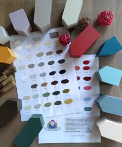 Cartella Colori MUSA A4 con Campioni Vernici Reali a Pennello