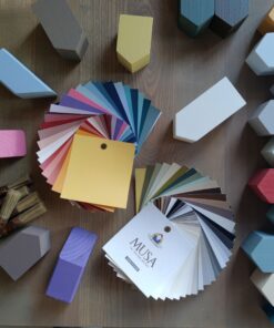Cartella Colori MUSA PREMIUM con Campioni Colore Vernici 10x10 cm