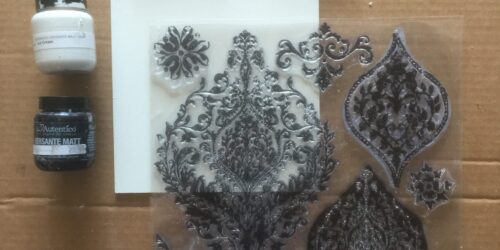 passaggi per decorazione con i timbri decorativi redesign