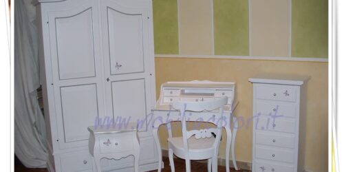 arredamento cameretta bianca