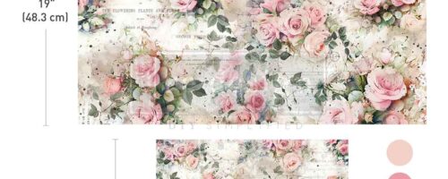 Double Delight Decoupage Fiber Paper Set – Rosy Reverie