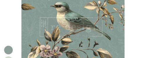 blue song decoupage fiber A1 655350678838