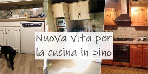 passaggi per dipingere la cucina in pino