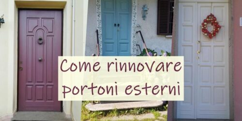 passaggi per rinnovare portoni esterni in legno