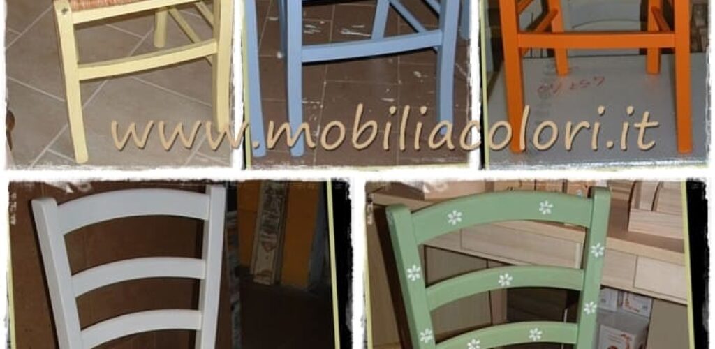 colora le tue sedie facilmente senza carteggiare