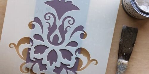 Tutorial uso Terrapieno pasta 3d stencil rilievo