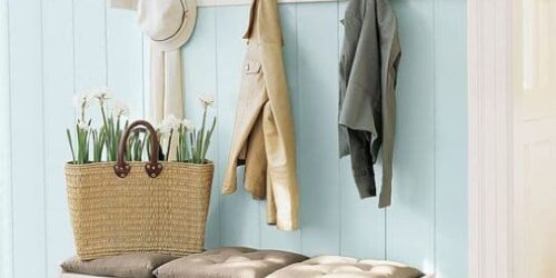stile country chic per ingresso di casa