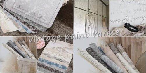 decora con le carte vintage