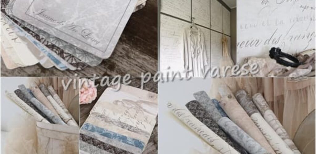 decora con le carte vintage
