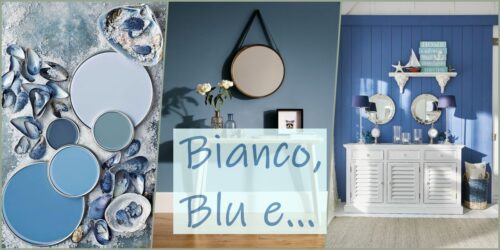 arredare stile coastal bianco e blu