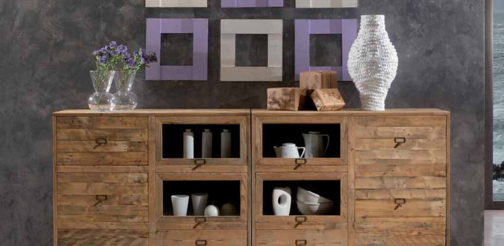 credenza rustica legno abete vecchio