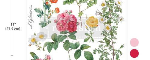 poetry in petals H20 transfer 681951