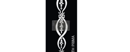 taliana border stencil adesivo