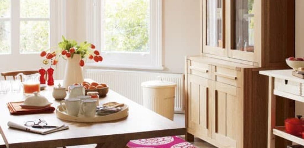 tavolo con panca per cucina country